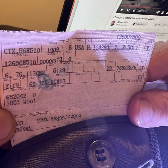 Ermenegildo Zegna Wool Blazer Men's 40 / 42 Brown Check Made In Italy - Picture 10 of 11